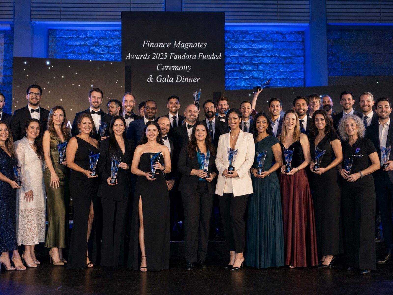Fandora Funded at the awards gala dinner