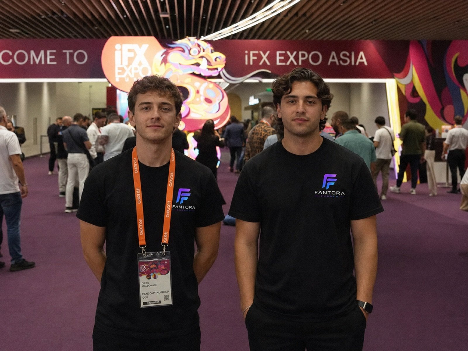 Fandora Funded team at iFX Expo Asia