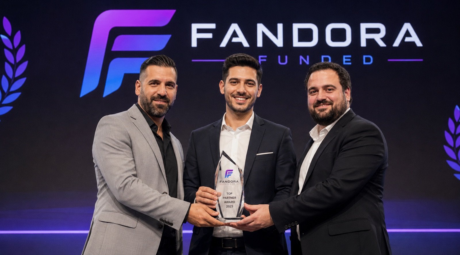 Fandora Funded receiving an industry award